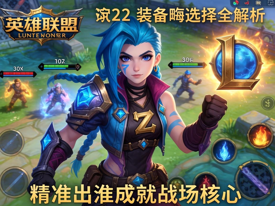 手游英雄联盟EZ装备选择全解析，精准出装成就战场核心