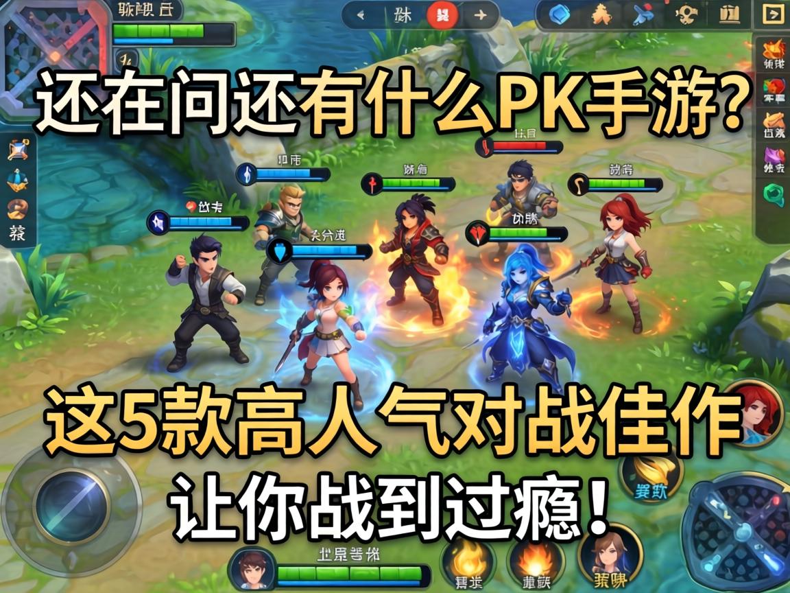 还在问还有什么PK手游?这5款高人气对战佳作让你战到过瘾! 这5款高人气对战佳作让你战到过瘾