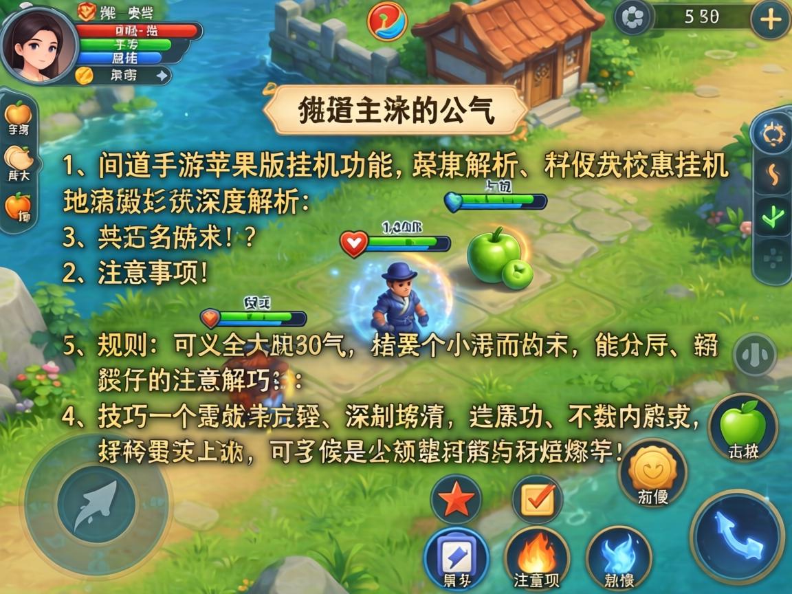 问道手游苹果版挂机功能深度解析，规则、技巧与注意事项