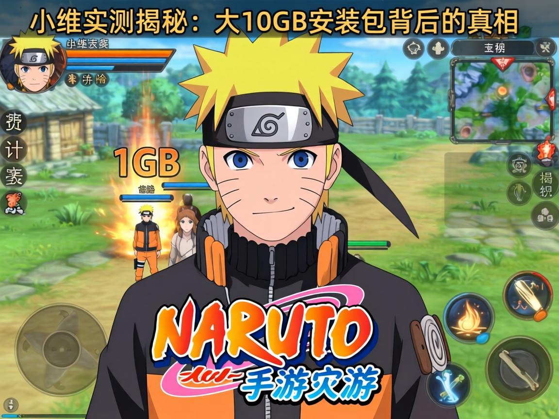 为什么火影手游那么大？小编实测揭秘，10GB安装包背后的真相