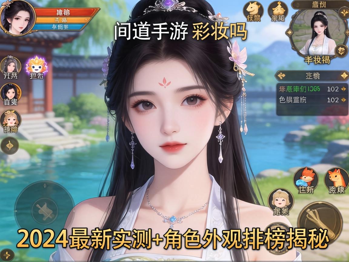 问道手游有彩妆吗？2024最新实测+角色外观排行榜揭秘