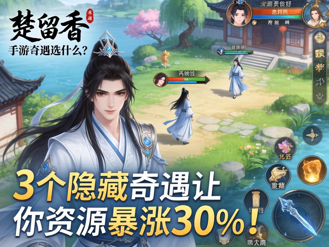 楚留香手游奇遇选什么？这3个隐藏奇遇让你资源暴涨30%！