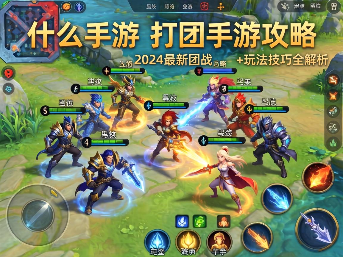 什么手游能打团战?2024最新团战手游攻略+玩法技巧全解析