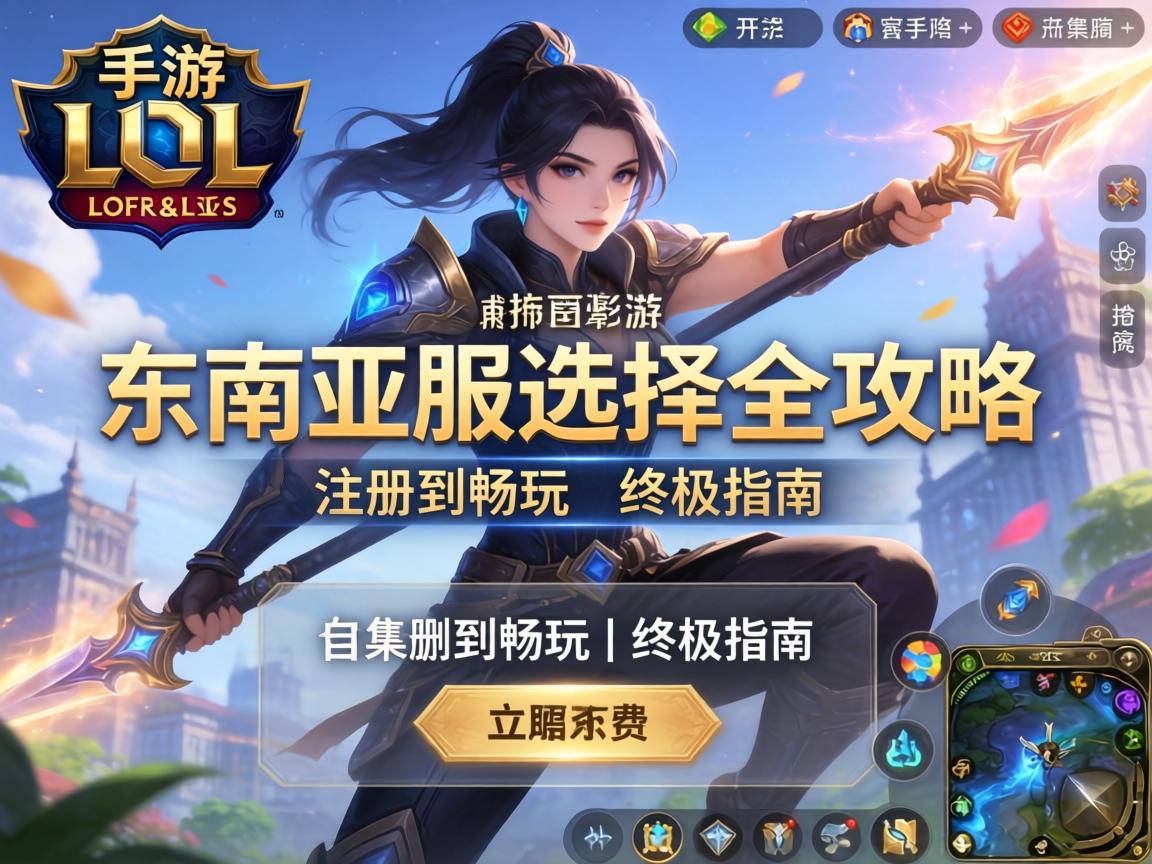 LOL手游东南亚服选择全攻略，从注册到畅玩的终极指南