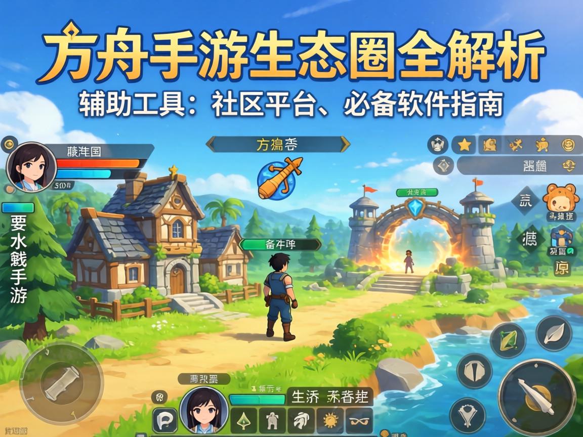方舟手游生态圈全解析，从辅助工具到社区平台的必备软件指南