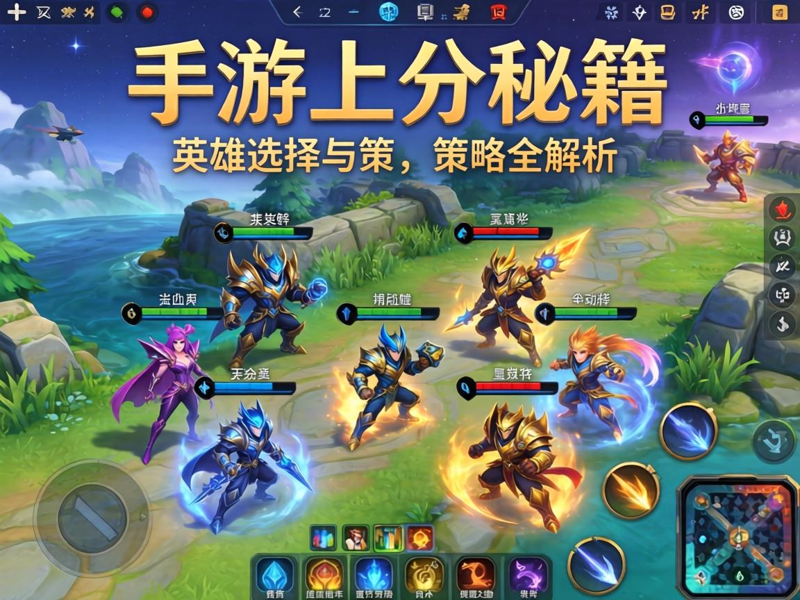 LOL手游上分秘籍,英雄选择与策略全解析
