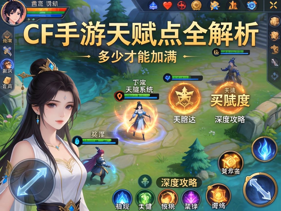 CF手游天赋点全解析,多少才能加满?天赋系统深度攻略