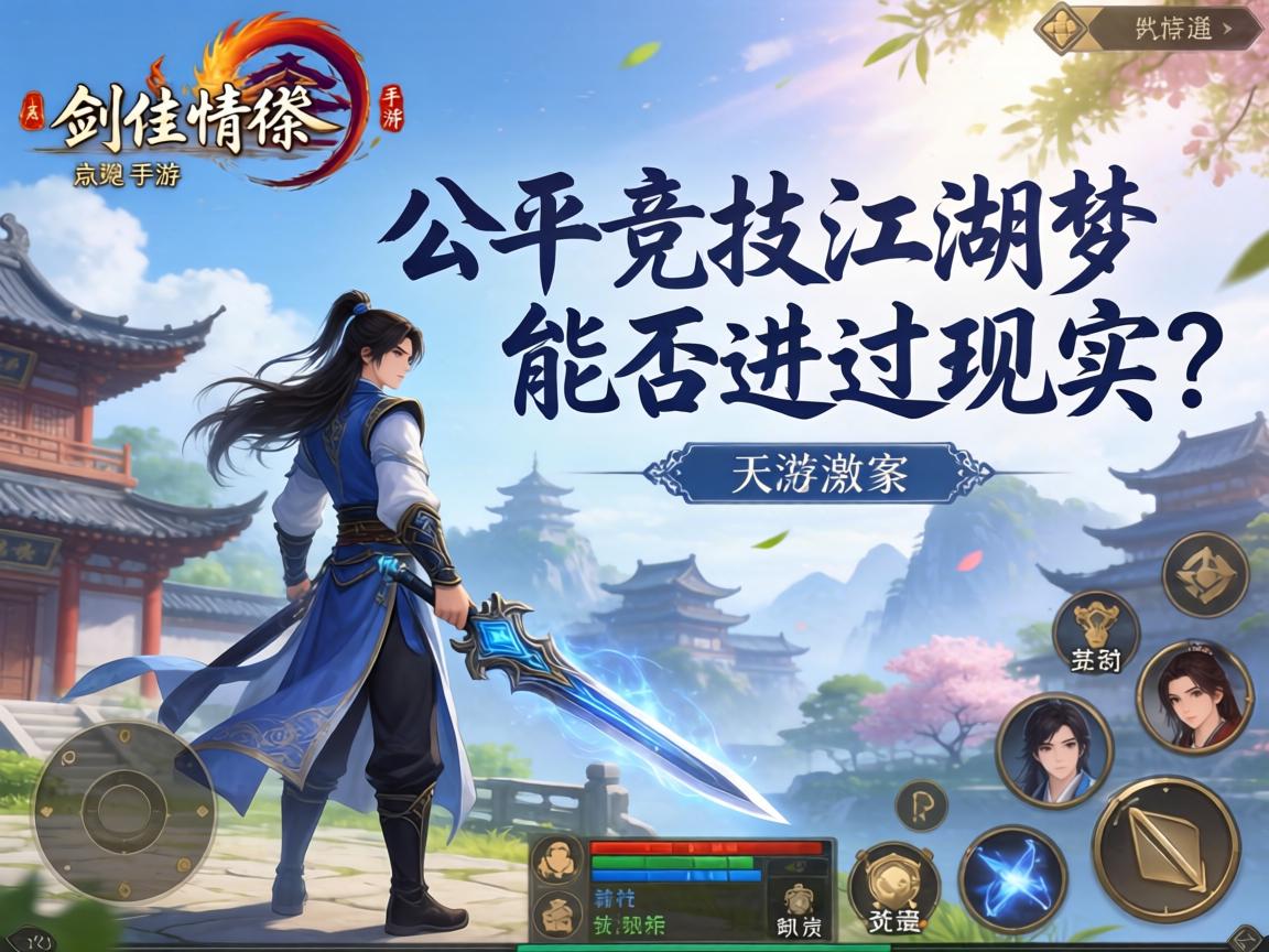 剑侠情缘手游，公平竞技的江湖梦，能否照进现实？