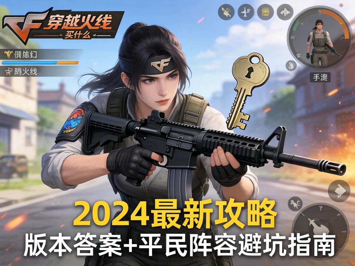 手游穿越火线钥匙买什么？2024最新攻略，版本答案+平民阵容避坑指南