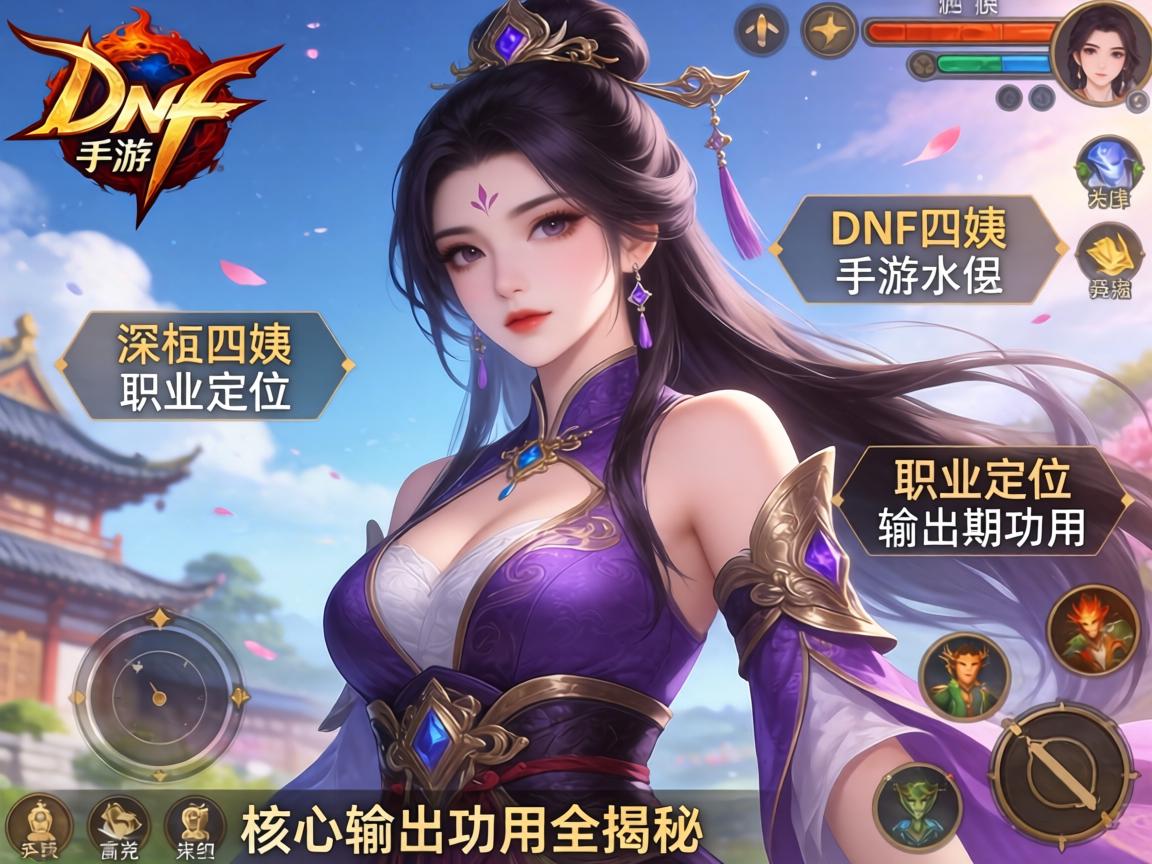 深度解析DNF手游四姨，职业定位与核心输出功用全揭秘