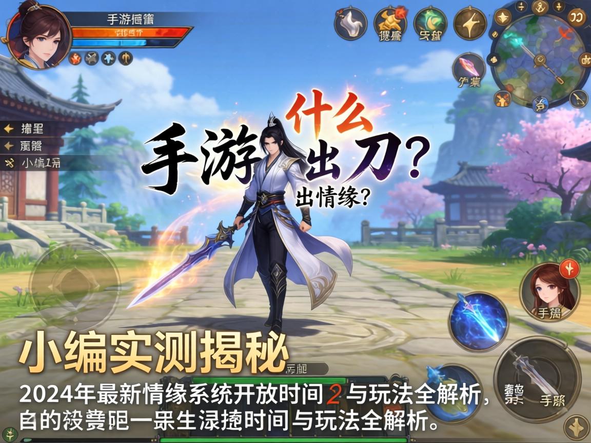 手游天刀什么出情缘？小编实测揭秘，2024年最新情缘系统开放时间与玩法全解析