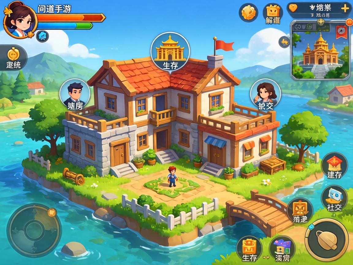 问道手游建房系统深度解析,从生存需求到社交帝国的构建逻辑