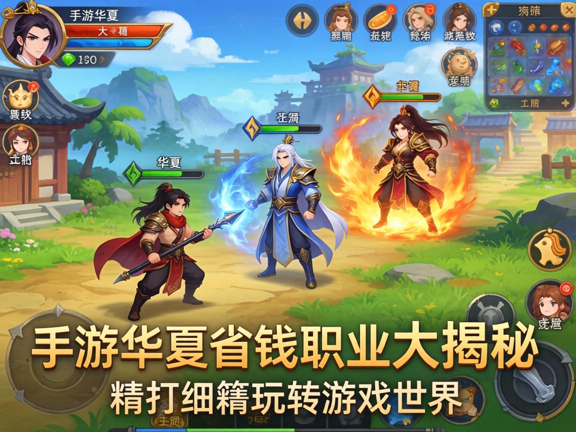 手游华夏省钱职业大揭秘，精打细算玩转游戏世界