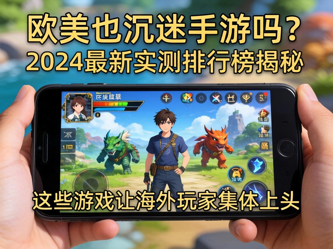 欧美也沉迷手游吗？2024最新实测排行榜揭秘，这些游戏让海外玩家集体上头