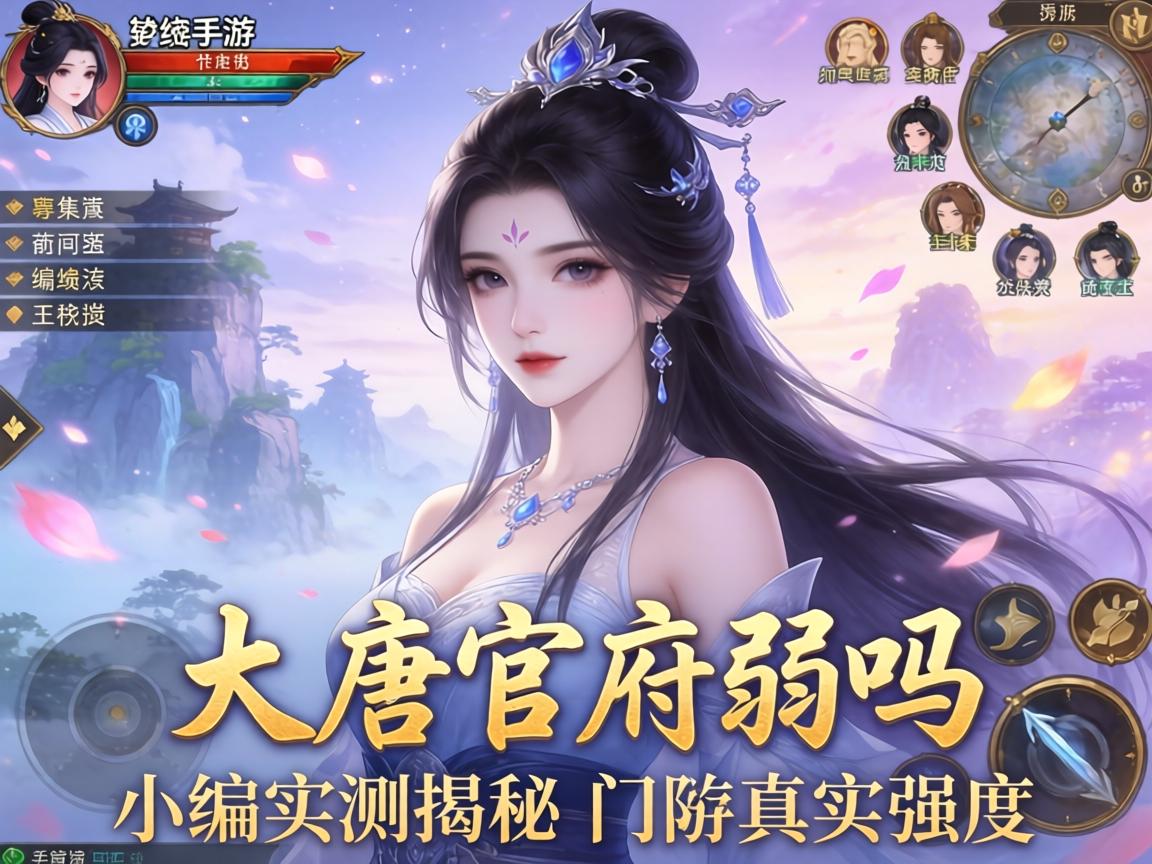 梦幻手游大唐官府弱吗?小编实测揭秘门派真实强度