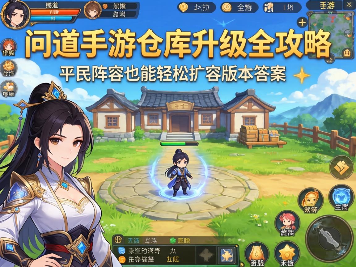问道手游仓库升级全攻略，平民阵容也能轻松扩容的版本答案