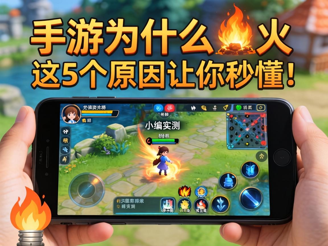 手游为什么这么火？小编实测揭秘，这5个原因让你秒懂！