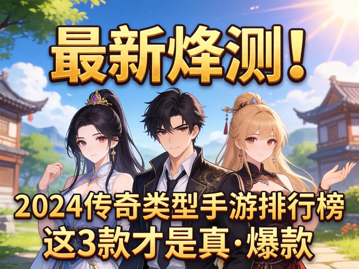 最新实测！2024传奇类型手游排行榜，这3款才是真·爆款