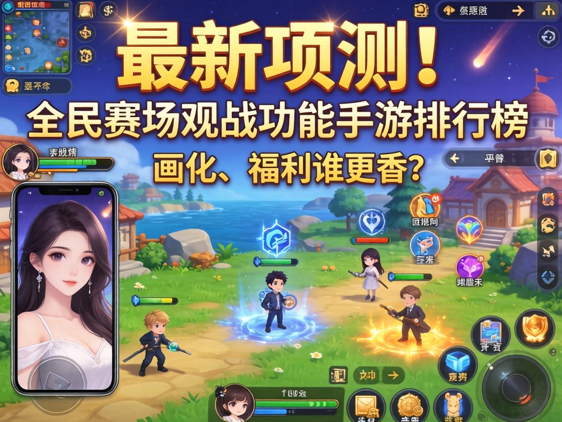 最新实测！全民赛场观战功能手游排行榜，画质、福利谁更香？