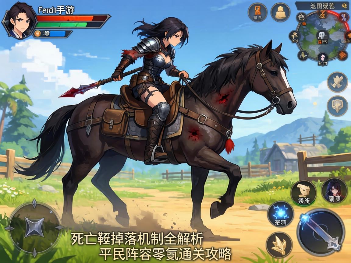 方舟手游死亡鞍掉落机制全解析,平民阵容零氪通关攻略