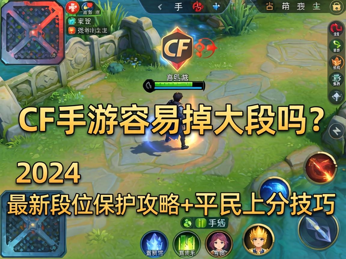 CF手游容易掉大段吗?2024最新段位保护攻略+平民上分技巧