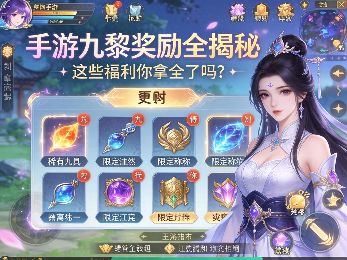 梦幻手游九黎奖励全揭秘，从稀有道具到限定称谓，这些福利你拿全了吗？