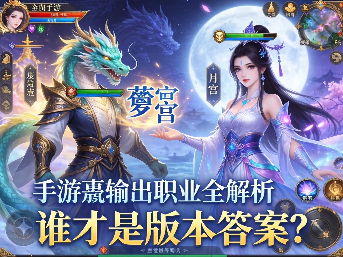梦幻手游高输出职业全解析，从龙宫到月宫，谁才是版本答案？