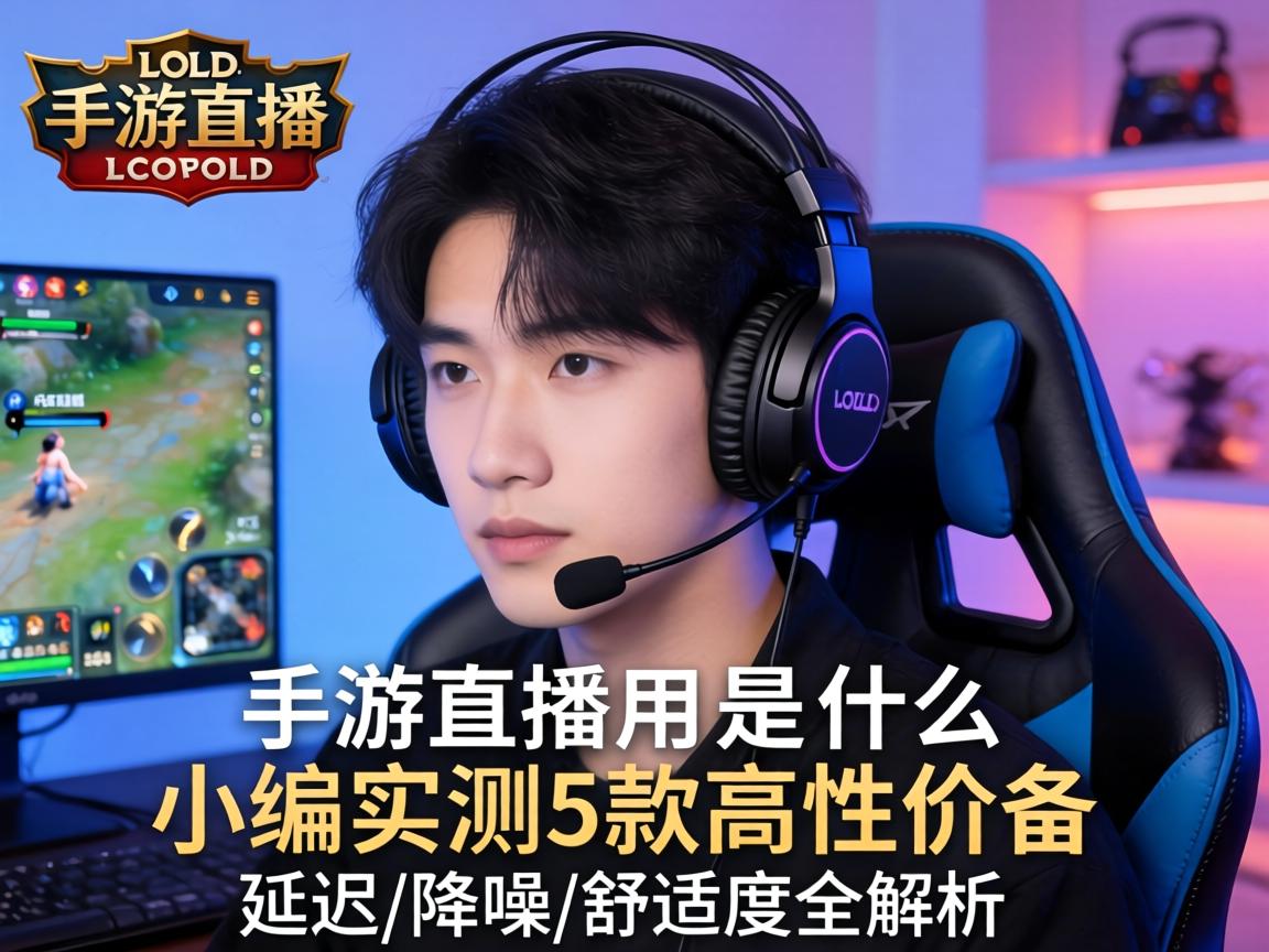 LOL手游直播用什么耳机？小编实测5款高性价比设备，延迟/降噪/舒适度全解析