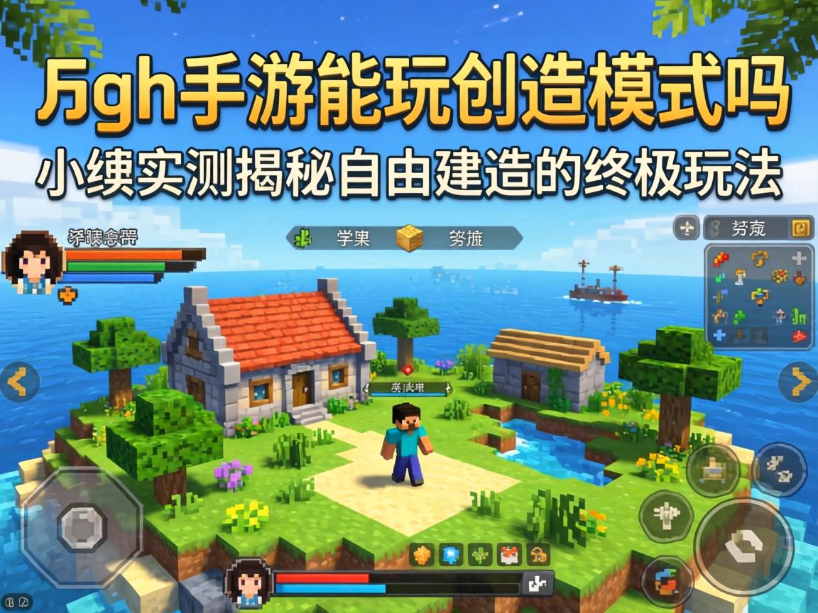 方舟手游能玩创造模式吗？小编实测揭秘自由建造的终极玩法