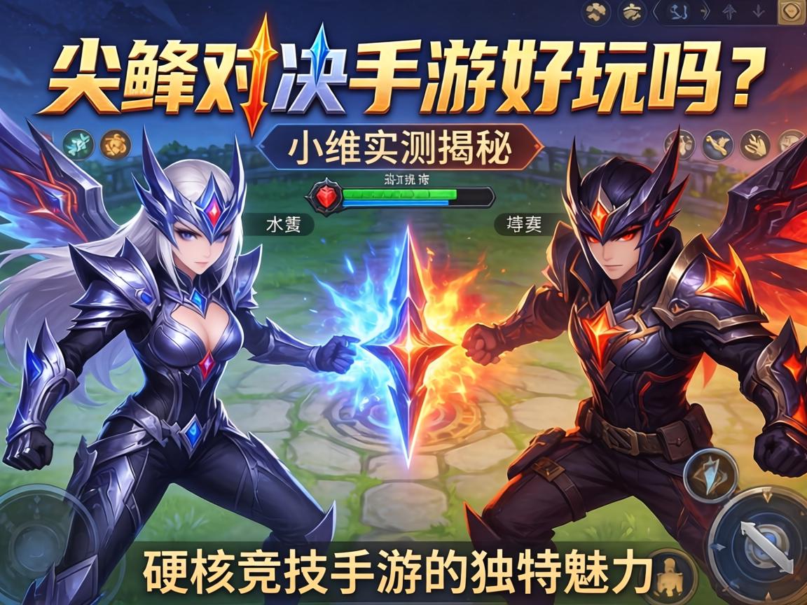 尖峰对决手游好玩吗？小编实测揭秘这款硬核竞技手游的独特魅力