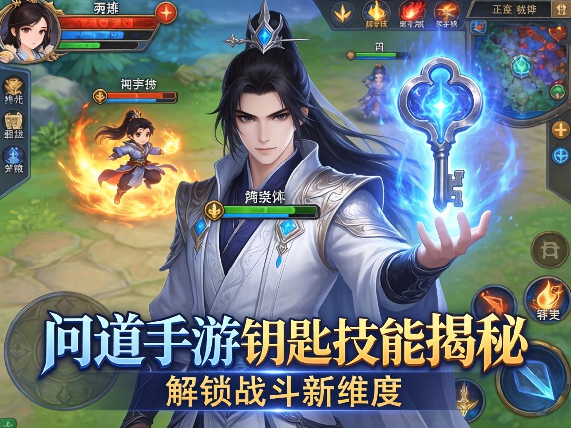 问道手游钥匙技能揭秘,解锁战斗新维度的神秘力量