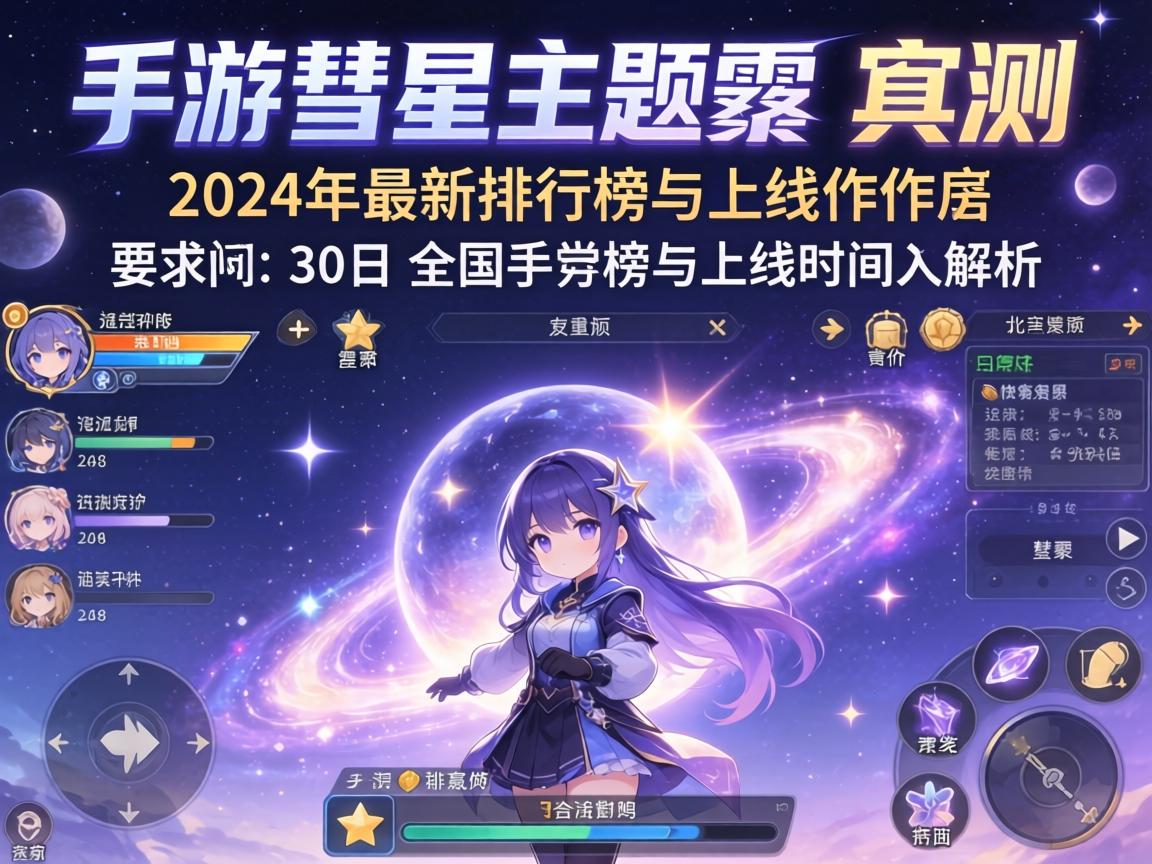 手游彗星主题新作实测，2024年最新排行榜与上线时间解析