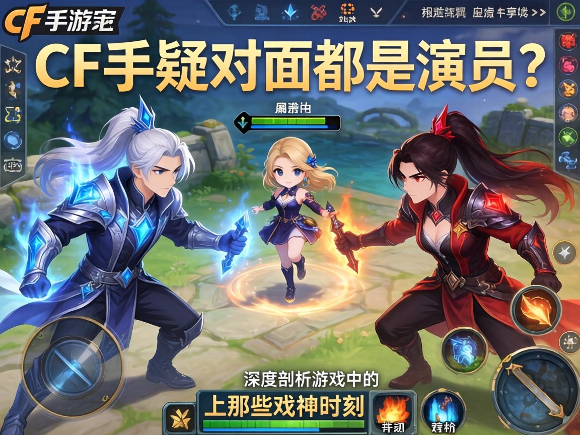 CF手游对局疑云，对面都是演员？深度剖析游戏中的那些戏精时刻