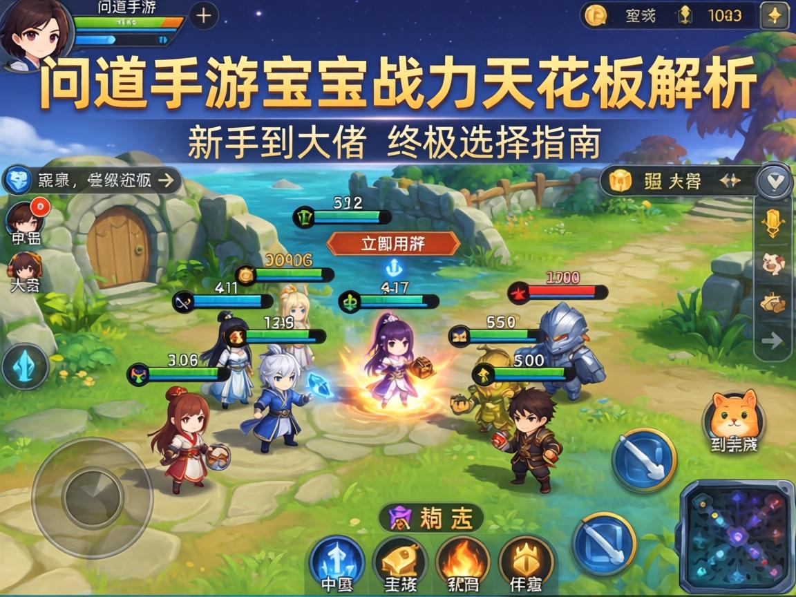 问道手游宝宝战力天花板解析，从新手到大佬的终极选择指南