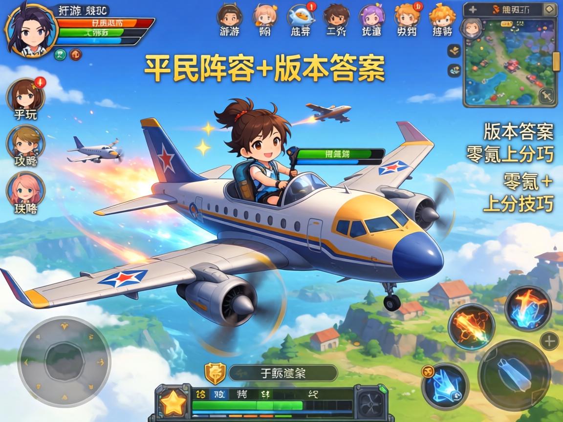 好玩的手游飞机联机攻略，平民阵容+版本答案+零氪上分技巧