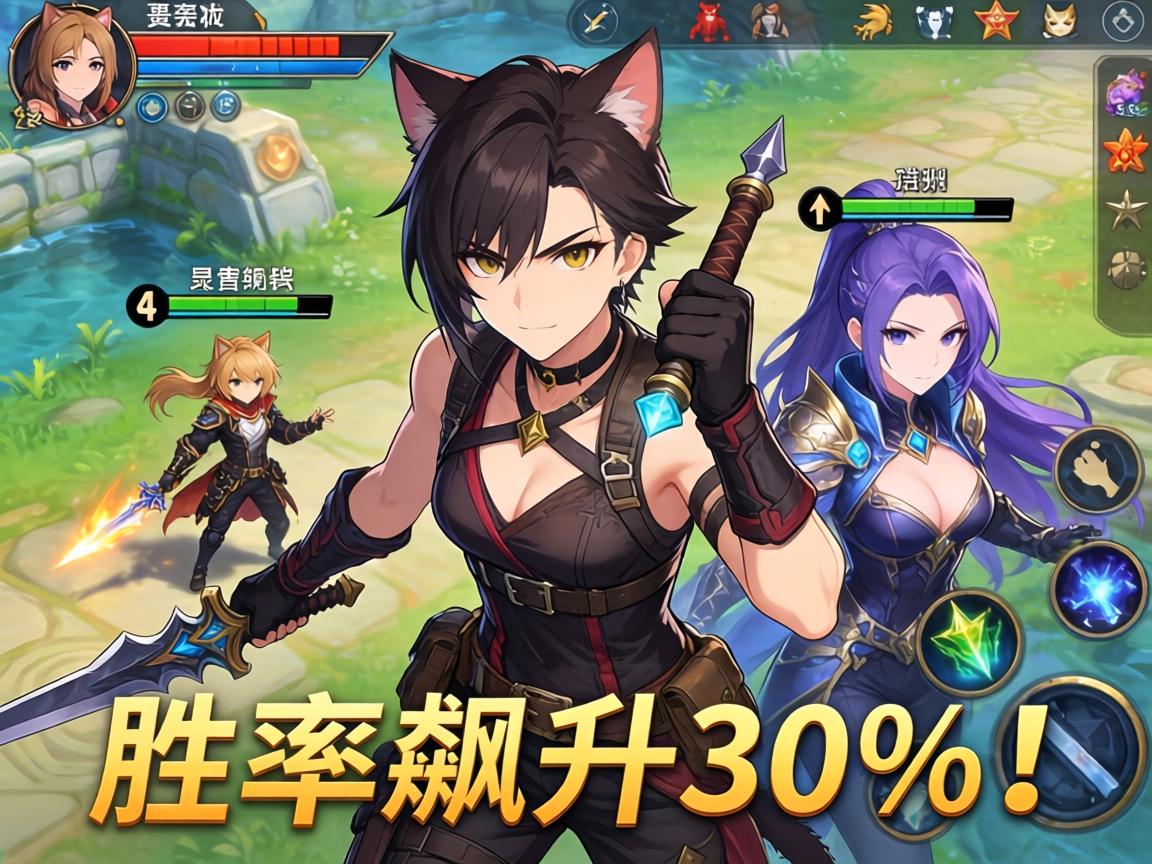 手游打野配猫咪攻略,这3个英雄组合胜率飙升30%!