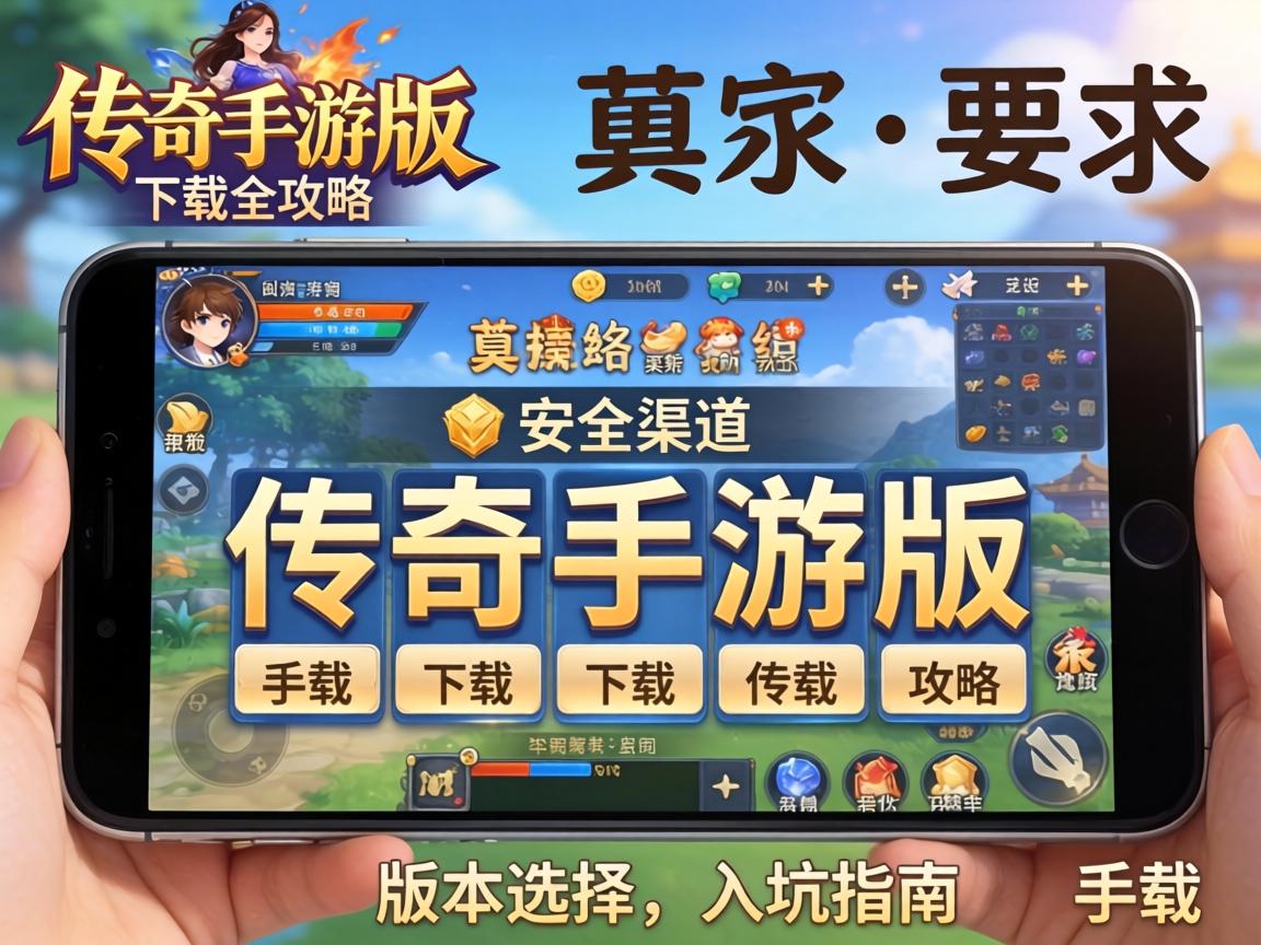 传奇手游版下载全攻略，安全渠道、版本选择与入坑指南