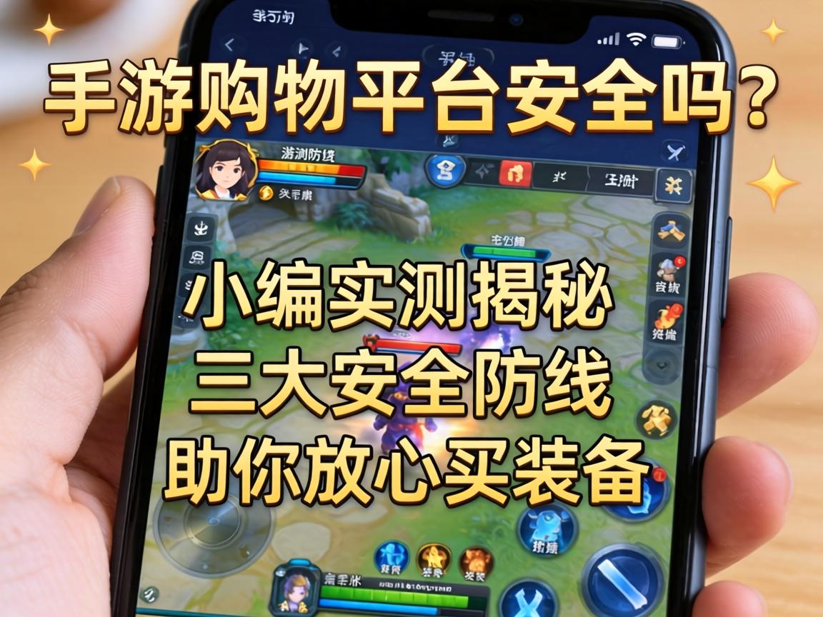 手游购物平台安全吗?小编实测揭秘三大安全防线,助你放心买装备