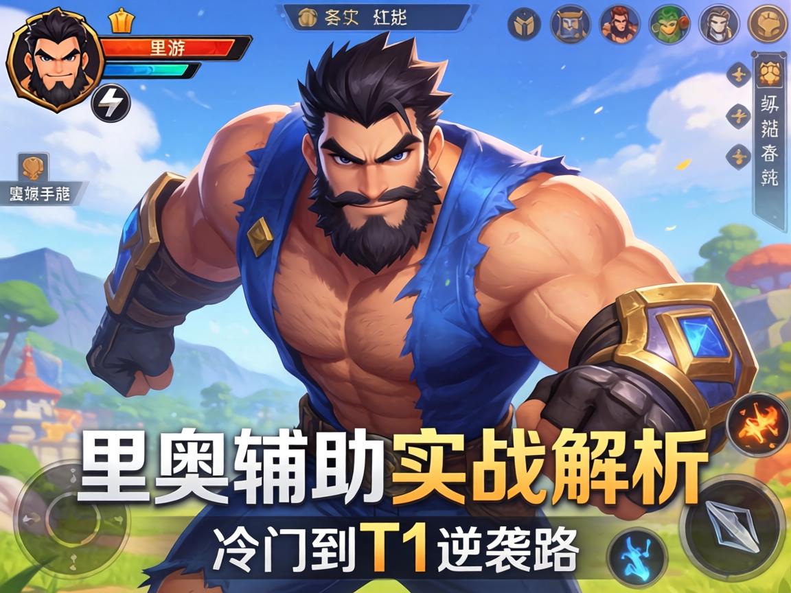 手游加里奥辅助实战解析，从冷门到T1的逆袭之路