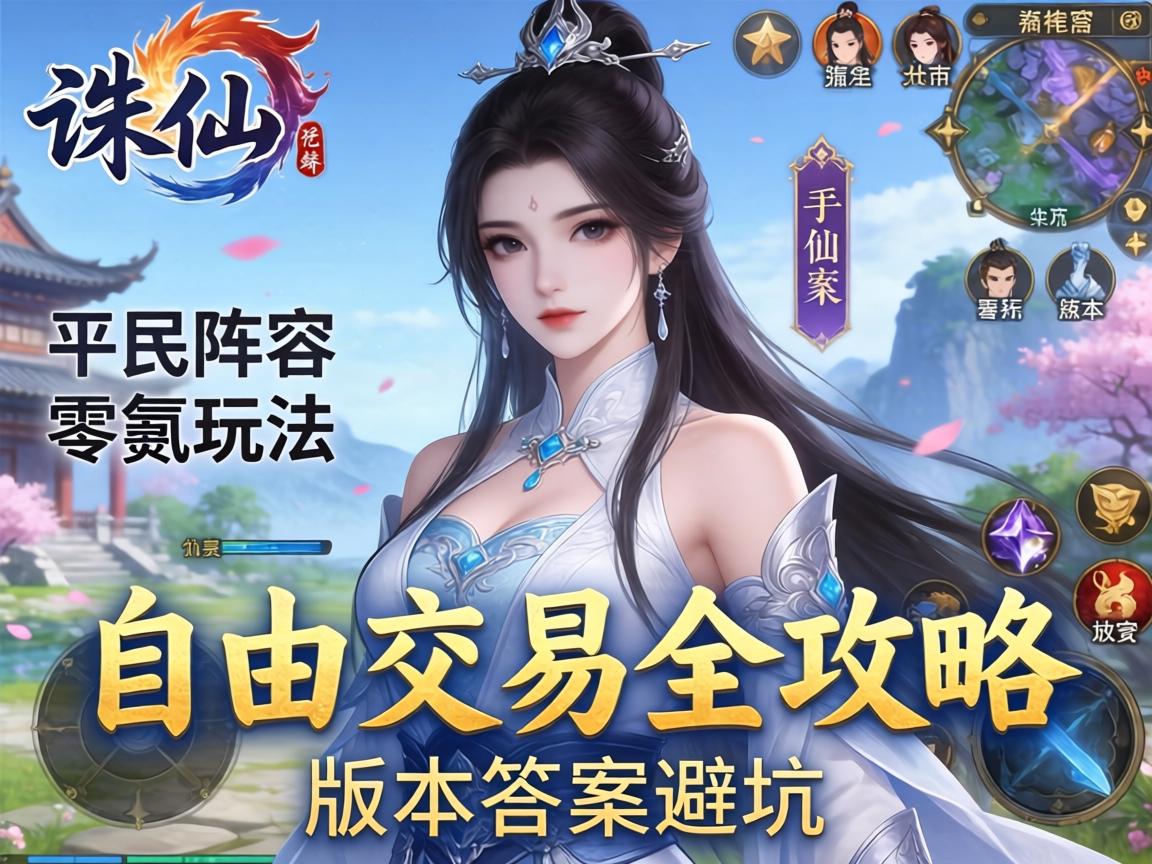 手游诛仙自由交易全攻略，平民阵容零氪玩法与版本答案避坑指南