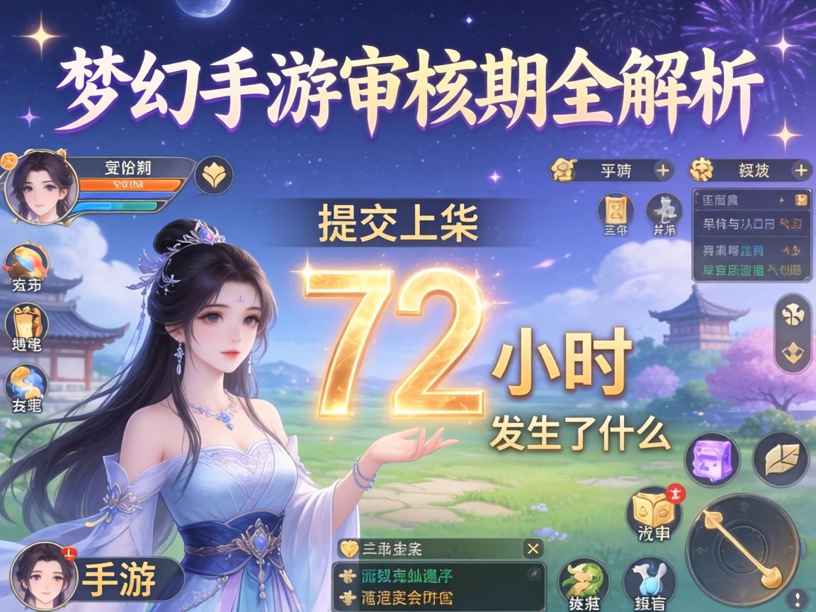 梦幻手游审核期全解析，从提交到上架的72小时发生了什么？