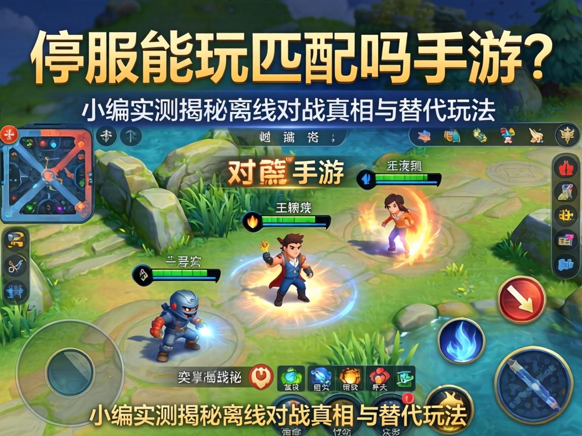 停服能玩匹配吗手游？小编实测揭秘离线对战真相与替代玩法