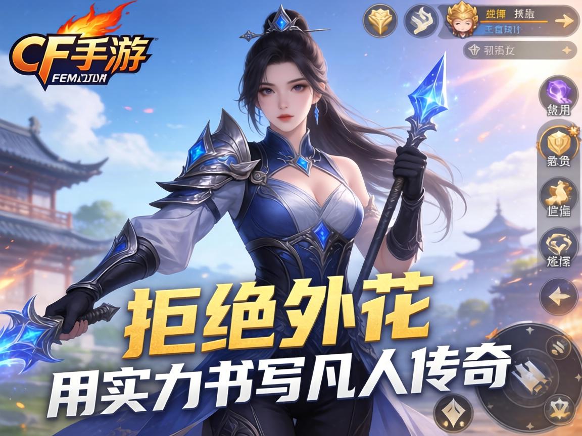 CF手游，拒绝外挂，用实力书写凡人传奇