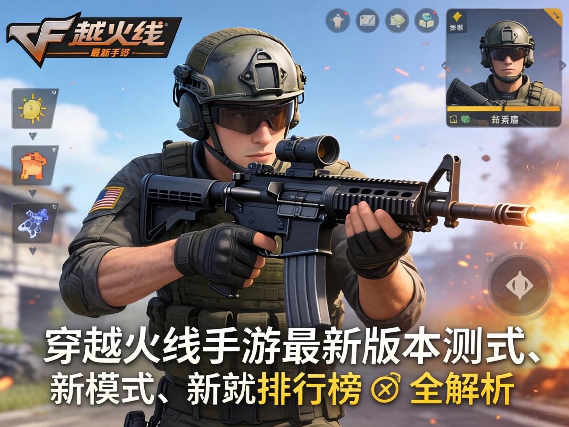 穿越火线手游最新版本实测，新模式、新武器排行榜全解析