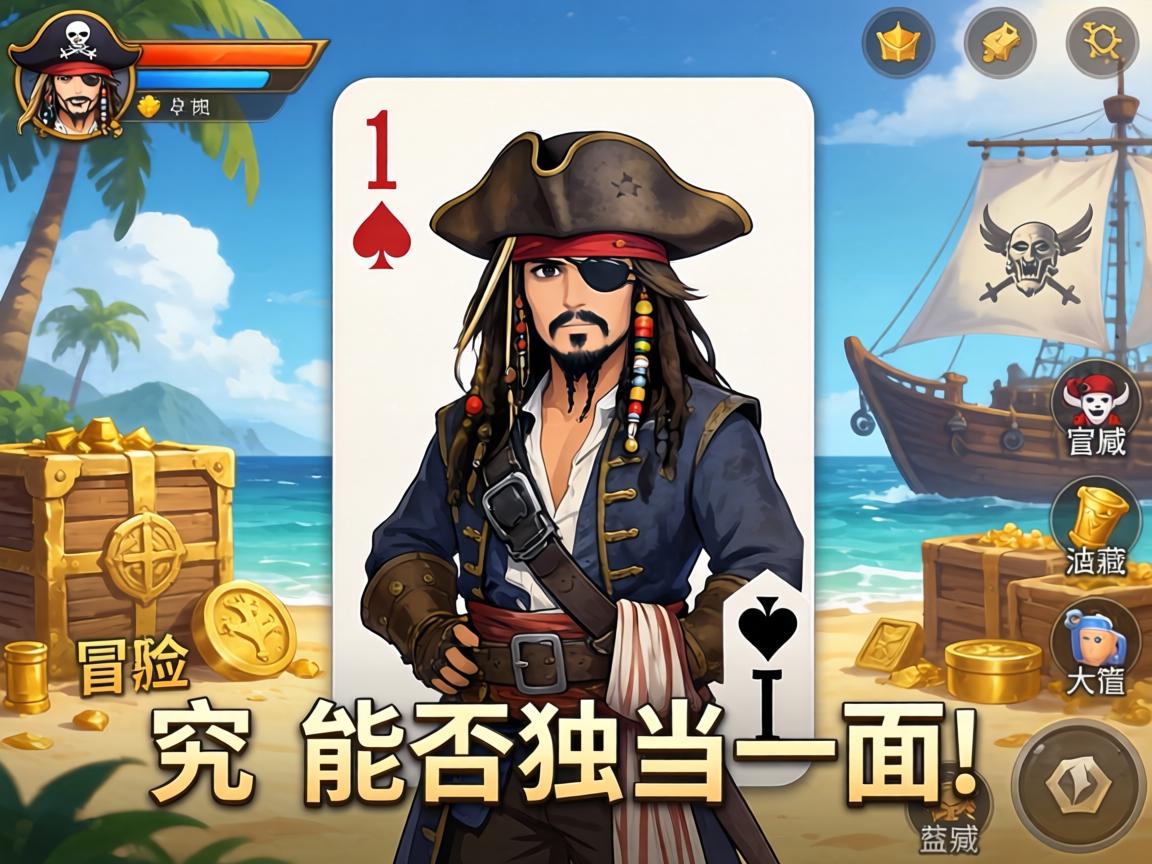 单牌海盗，小众手游中的宝藏冒险，究竟能否独当一面？