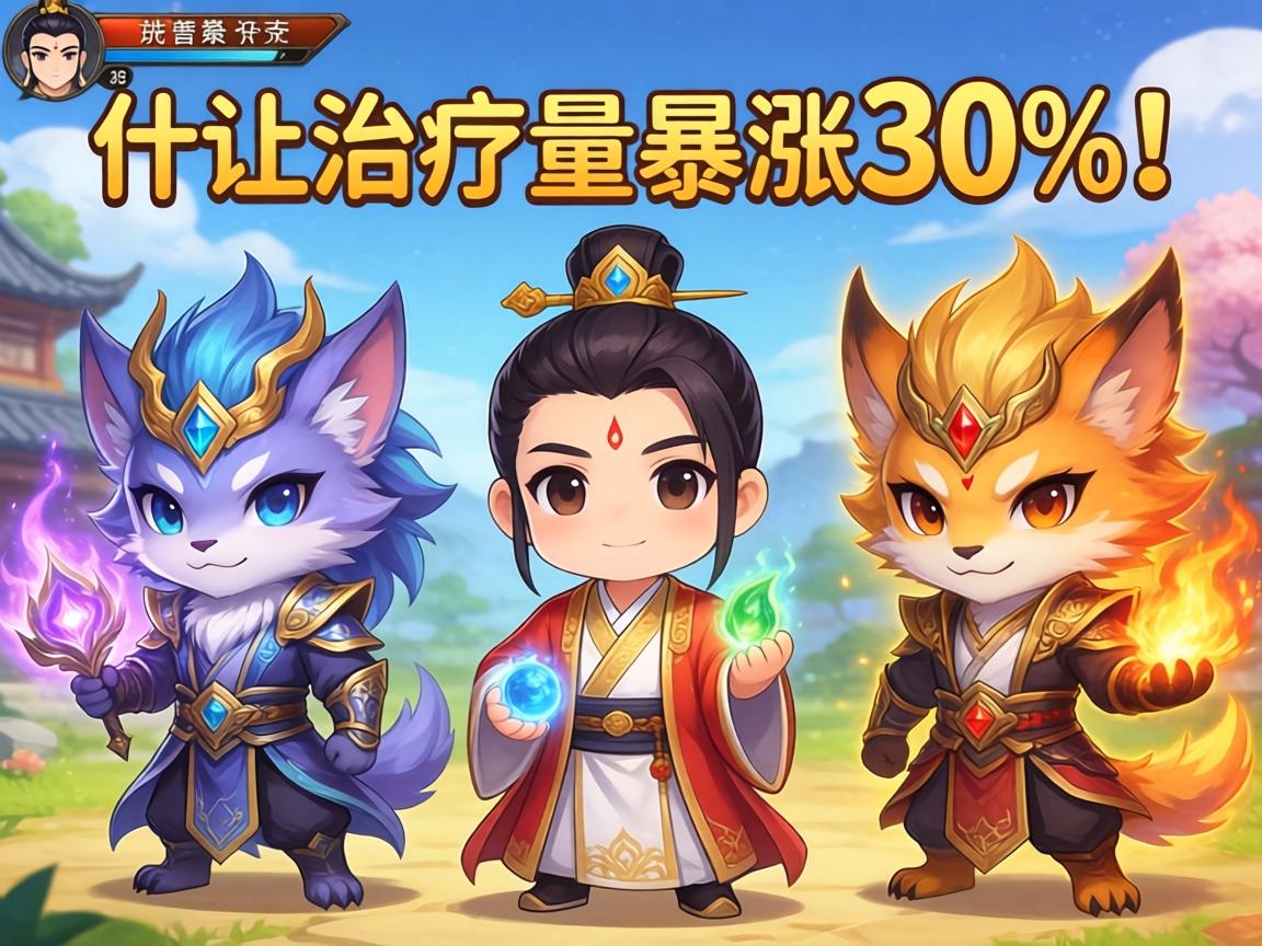 手游普陀带什么特效宝宝？这3只神宠让治疗量暴涨30%！