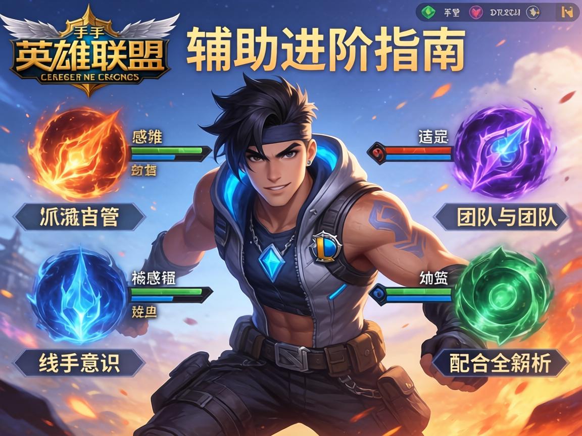 手游英雄联盟派克辅助进阶指南，技能、意识与团队配合全解析
