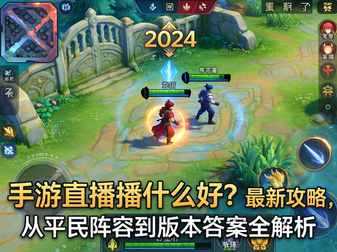 手游直播播什么好？2024最新攻略，从平民阵容到版本答案全解析