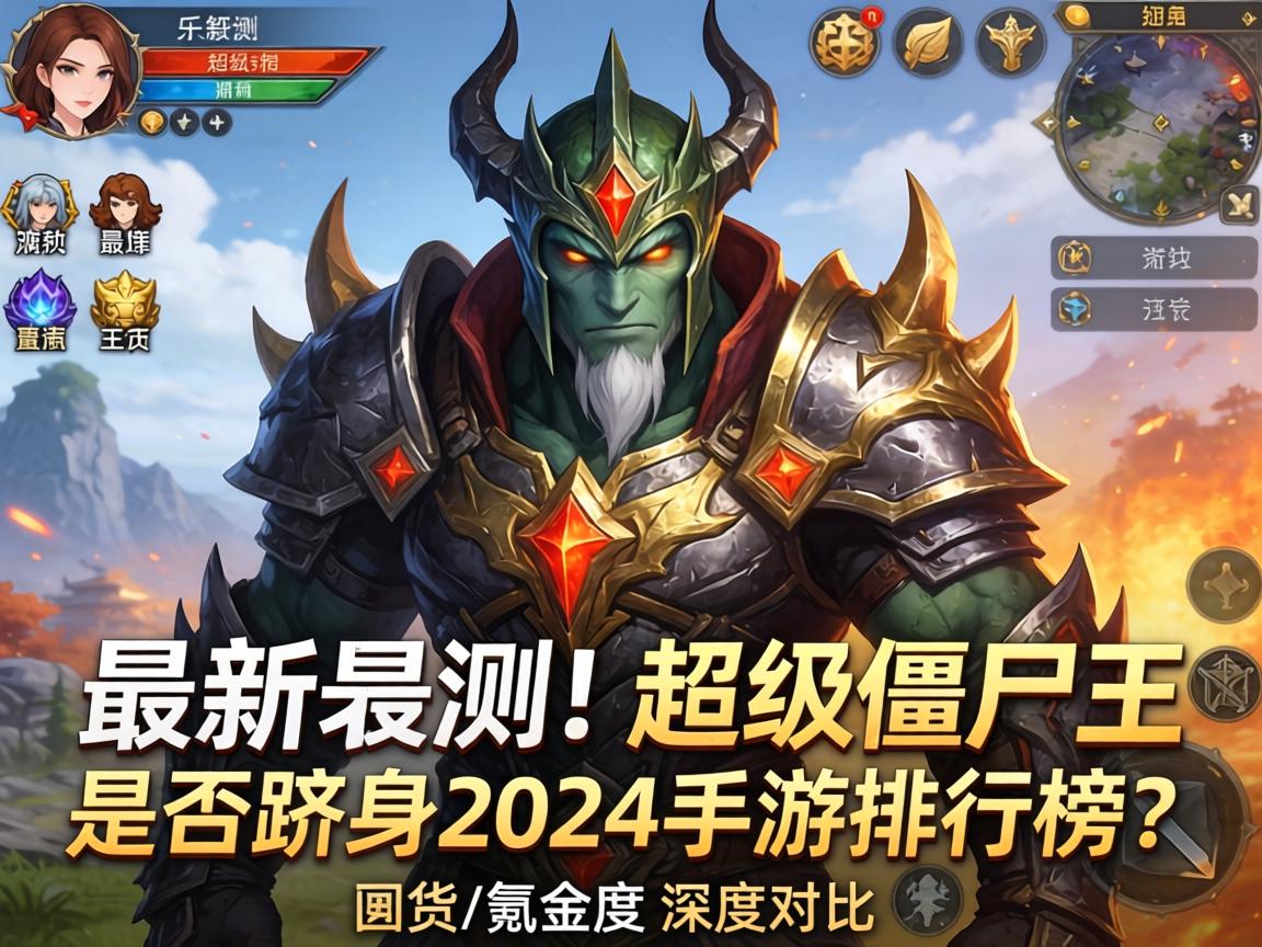 最新实测！超级僵尸王是否跻身2024手游排行榜？画质/氪金度深度对比