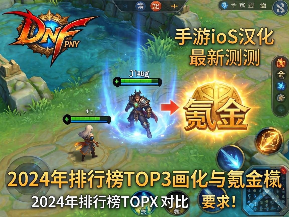 DNF手游iOS汉化最新实测，2024年排行榜TOP3画质与氪金对比
